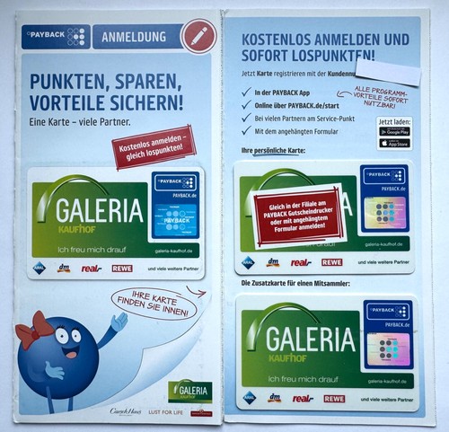 Payback galeria kaufhof - galeria,