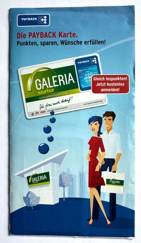 Payback galeria kaufhof - galeria,