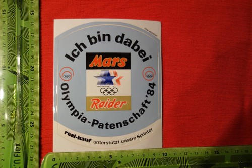 Alter aufkleber mars raider - mars,